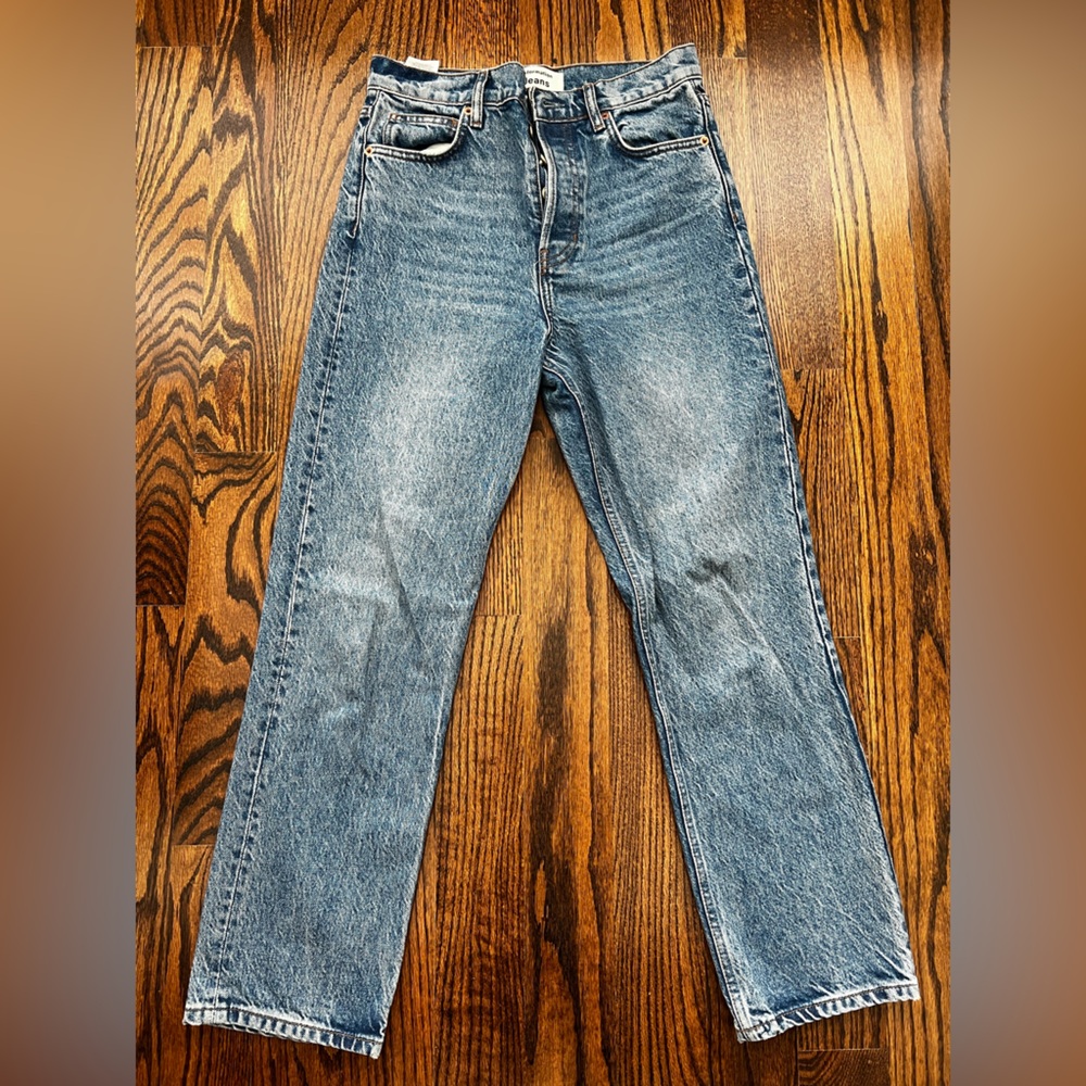 Reformation cropped jeans